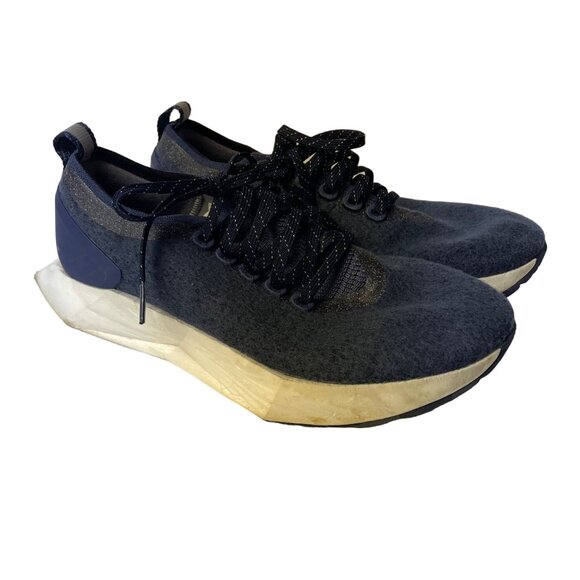 Allbirds Wool Flyer Mizzle Running Shoes Sneakers Navy Blue Sz 8.5 - Picture 1 of 10